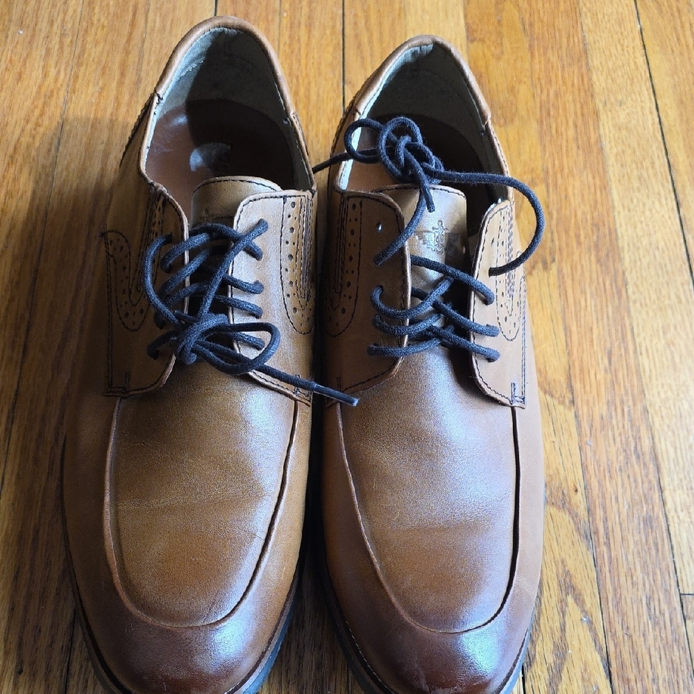 Men's Brown Leather Dress Shoes